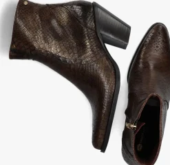 FRED DE LA BRETONIERE e enkellaarsjes blaire ankle boot bruin New