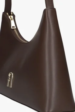 FURLA e schoudertas diamante s shoulder bag bruin Discount