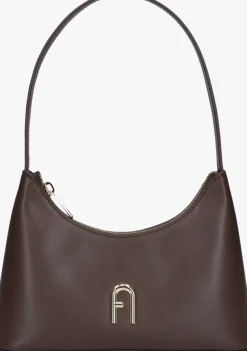 FURLA e schoudertas diamante mini shoulder bag bruin Discount