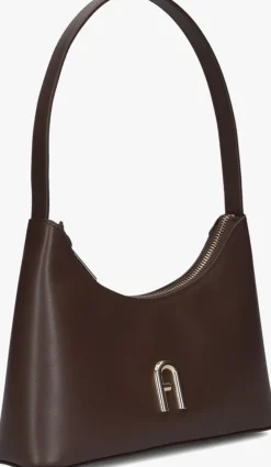 FURLA e schoudertas diamante mini shoulder bag bruin Discount