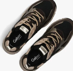 GABOR e lage sneakers 536 bruin Outlet