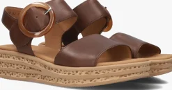 GABOR e platte sandalen 550.2 bruin Best