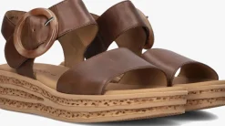 GABOR e platte sandalen 550.2 bruin