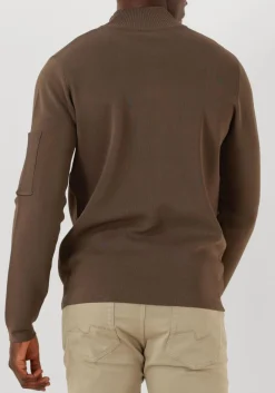 GENTI e trui turtle zip bruin Best