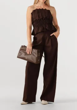 GESTUZ e wijde broek gzpaula mw pants bruin Sale