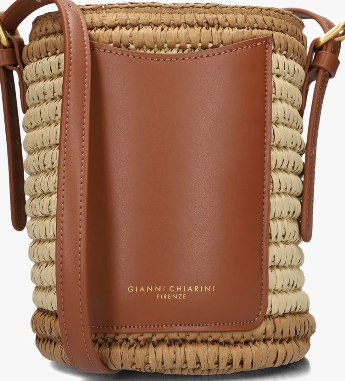 GIANNI CHIARINI e schoudertas mae bruin Clearance