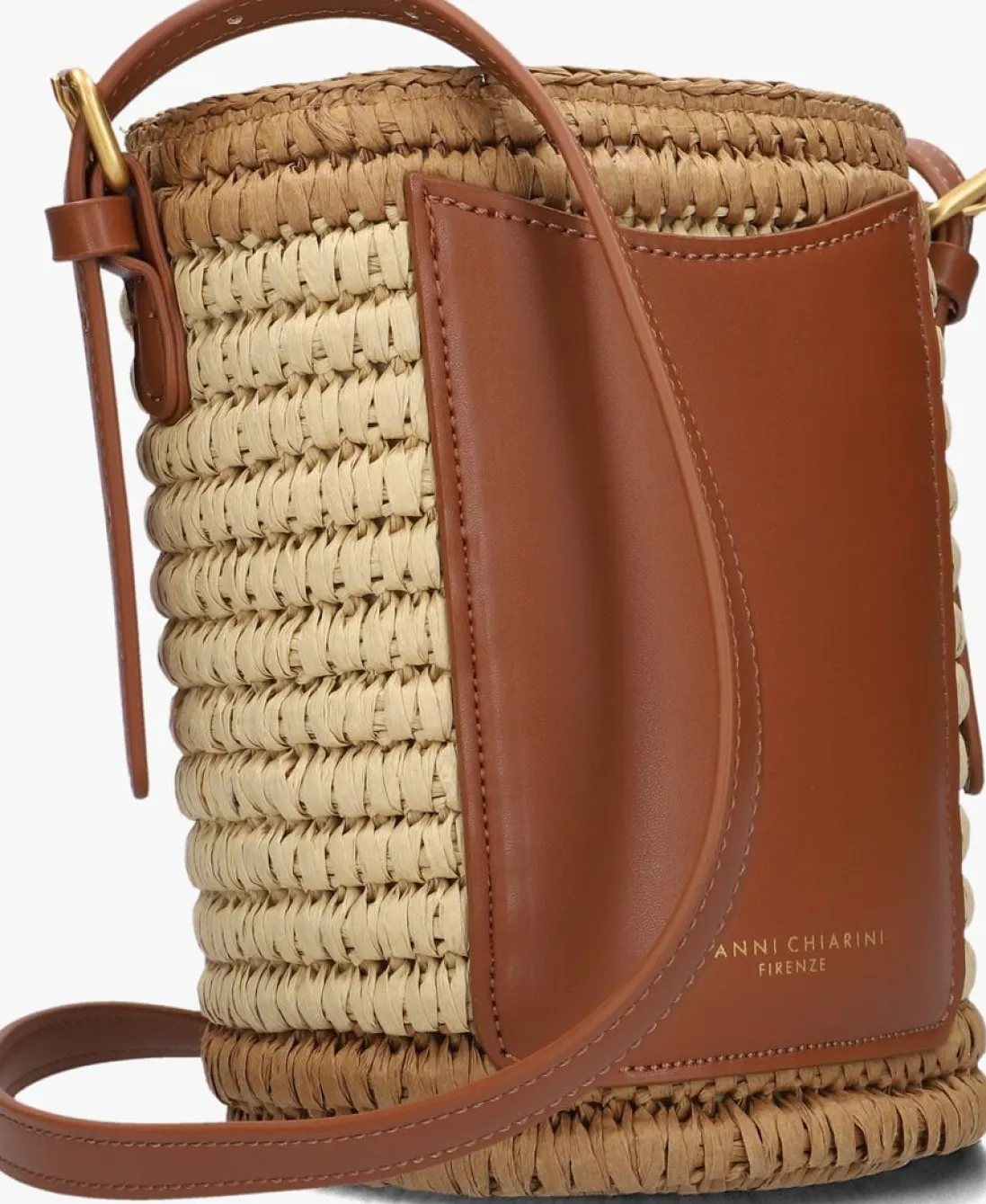 GIANNI CHIARINI e schoudertas mae bruin Clearance