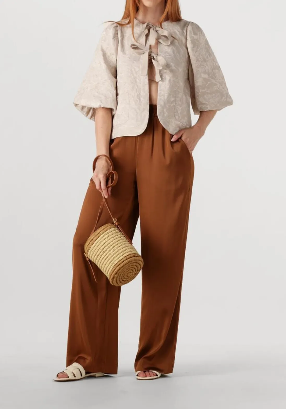 GIANNI CHIARINI e schoudertas mae bruin Clearance