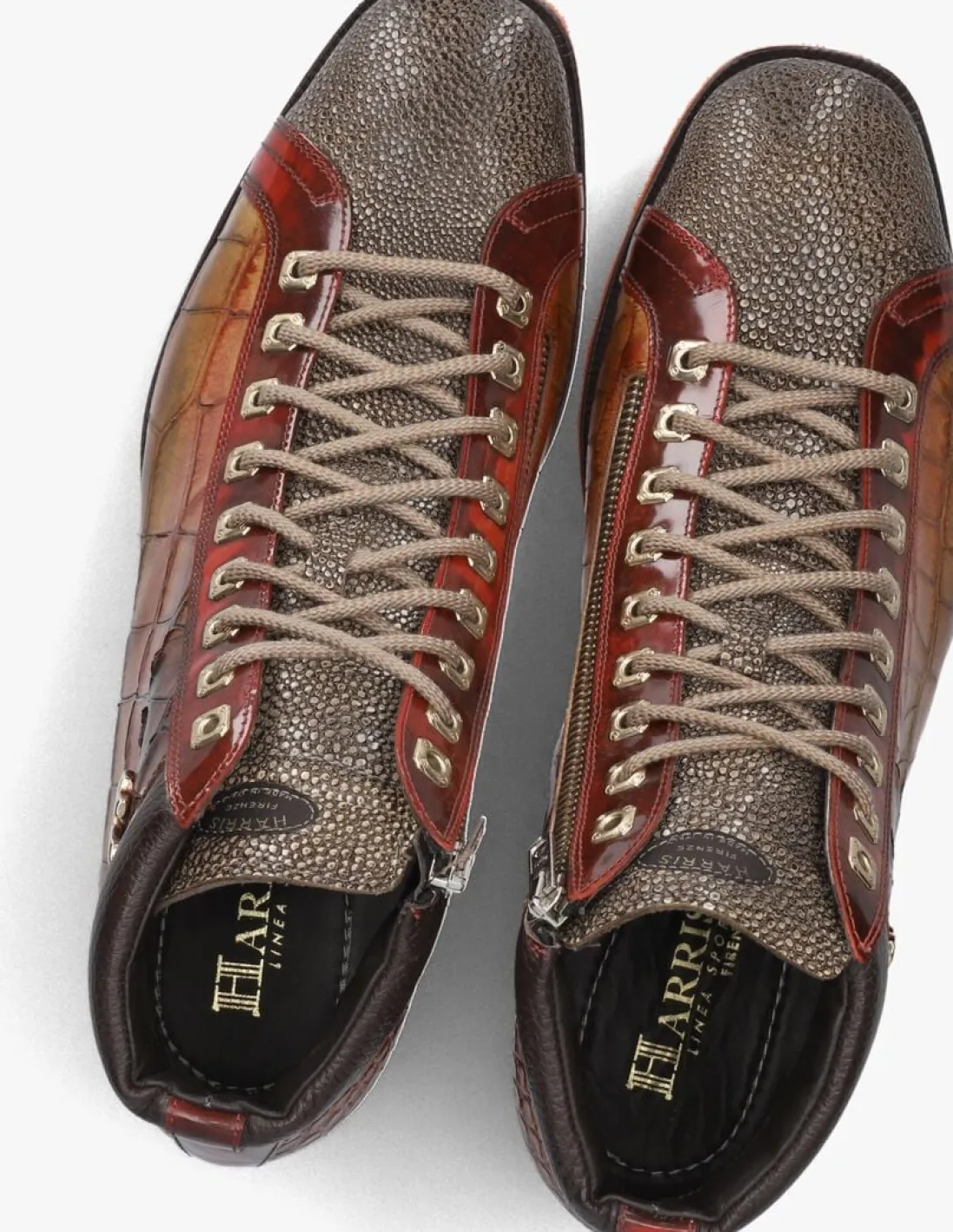 HARRIS e hoge sneakers 0721 bruin Hot
