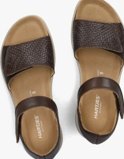 HARTJES e sandalen pop bruin New