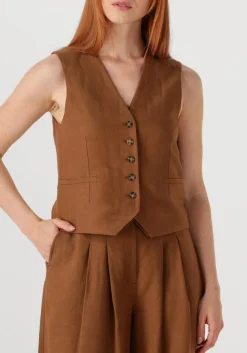 HERSKIND e gilet double up vest bruin Online