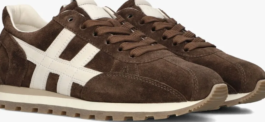 HOGAN e lage sneakers h671 allacciato bruin Online