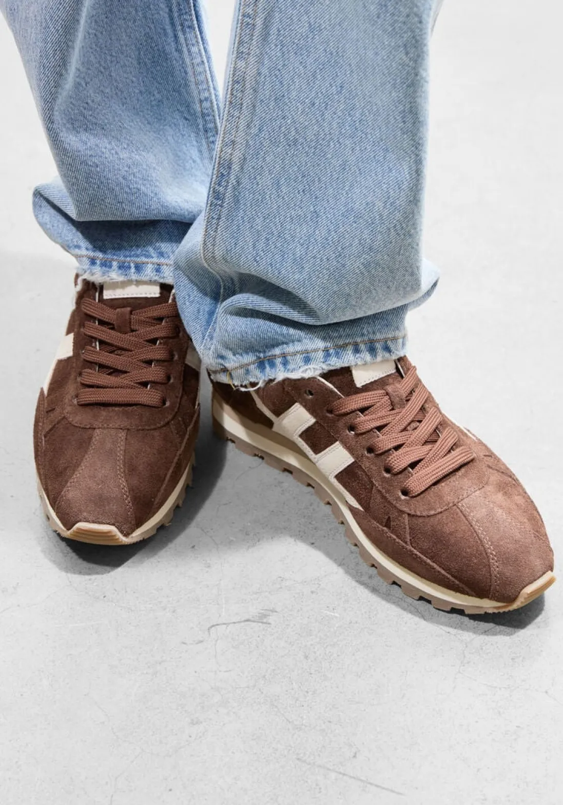 HOGAN e lage sneakers h671 allacciato bruin Online