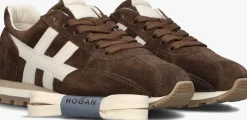 HOGAN e lage sneakers h671 allacciato bruin Online