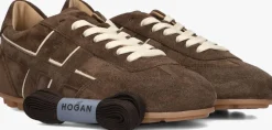 HOGAN e lage sneakers h693 allacciato h bruin Clearance