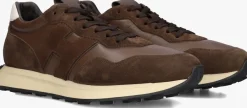 HOGAN e lage sneakers h601 allacciato h patch bruin Hot