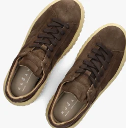 HOGAN e lage sneakers h-stripes allacciato h bruin Best