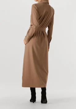 JAPAN TKY e midi jurk rasy bruin Hot