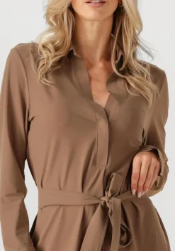 JAPAN TKY e midi jurk rasy bruin Hot