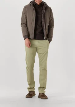 LEURINK KNIT e polo polo hidden button down bruin Best