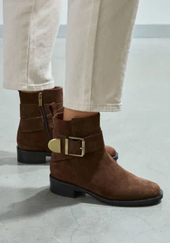 LINA LOCCHI e enkellaarsjes 2232 bruin Best