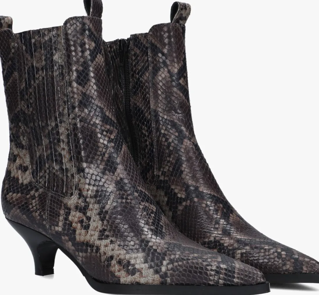 LINA LOCCHI e enkellaarsjes av 258 bruin Clearance