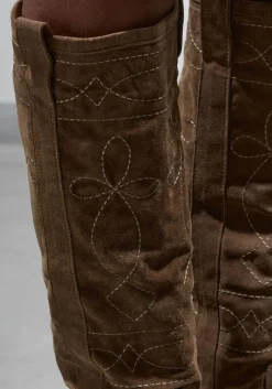 LINA LOCCHI e hoge laarzen at40 bruin New