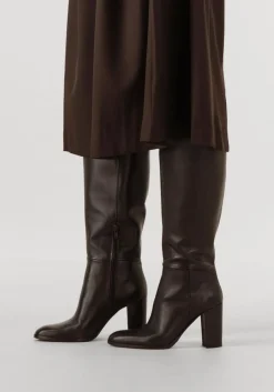 LINA LOCCHI e hoge laarzen at 161 bruin New