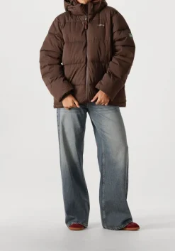 MERCER AMSTERDAM e gewatteerde jas the mercer puffer jacket bruin New