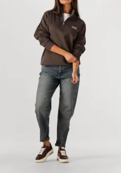 MERCER AMSTERDAM e sweater the mercer quarter zip contrast bruin Sale