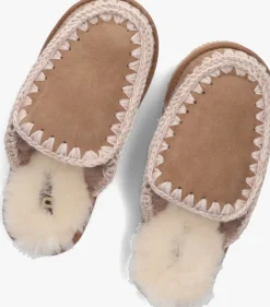 MOU e pantoffels slipper full eskimo stitch bruin Outlet