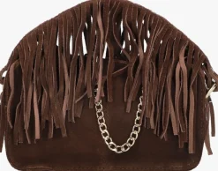 NÚNOO e núnoo schoudertas helena fringe suède bruin New