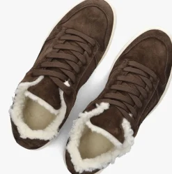 NUBIKK e lage sneakers basket court fur bruin Sale