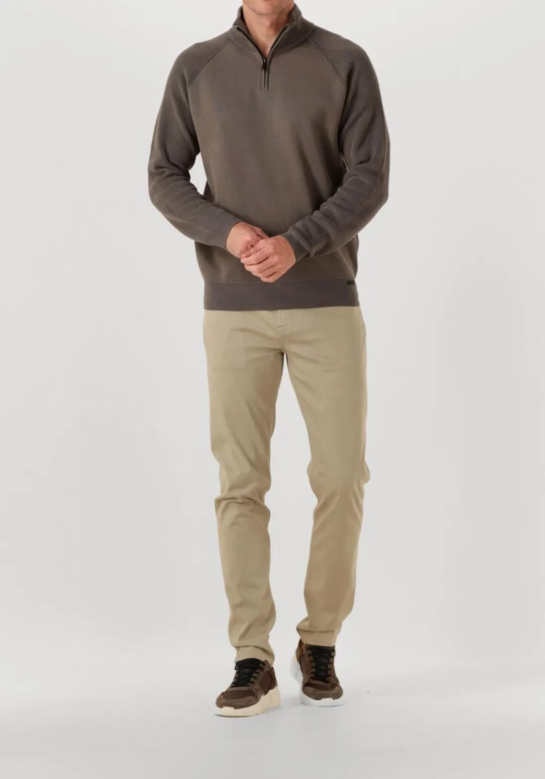 NUBIKK e lage sneakers roque road wave bruin Online