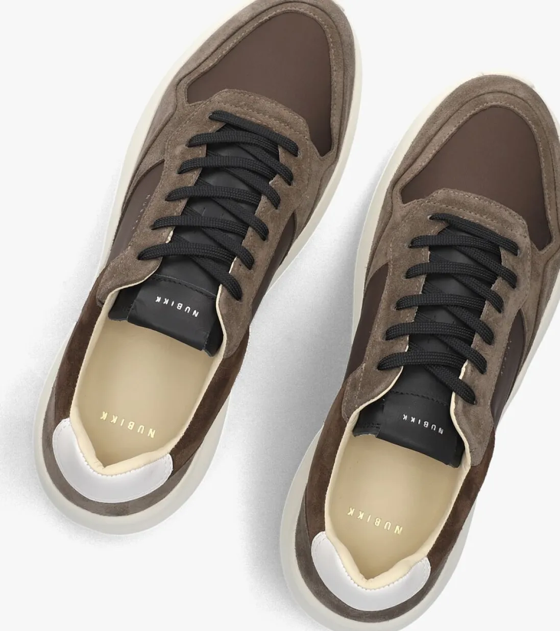 NUBIKK e lage sneakers roque road wave bruin Online
