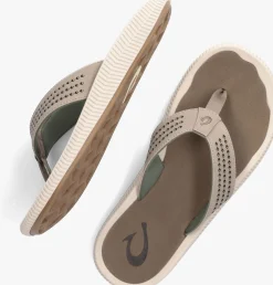 OLUKAI e teenslippers ulele bruin