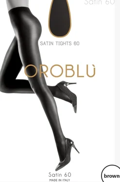 OROBLU e panty's satin 60 bruin Hot