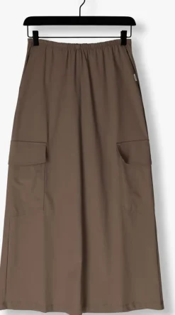 PENN & INK e maxirok 540 skirt bruin Outlet