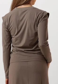 PENN & INK e tops & t-shirts 537 longsleeve bruin Outlet