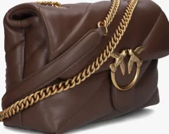 PINKO e schoudertas love puff classic bruin Best