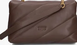 PINKO e schoudertas love puff classic bruin Best