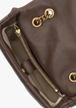 PINKO e schoudertas love puff mini bruin Clearance