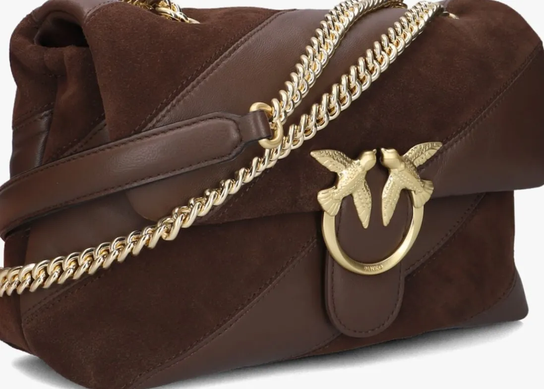 PINKO e schoudertas love puff classic bruin Clearance