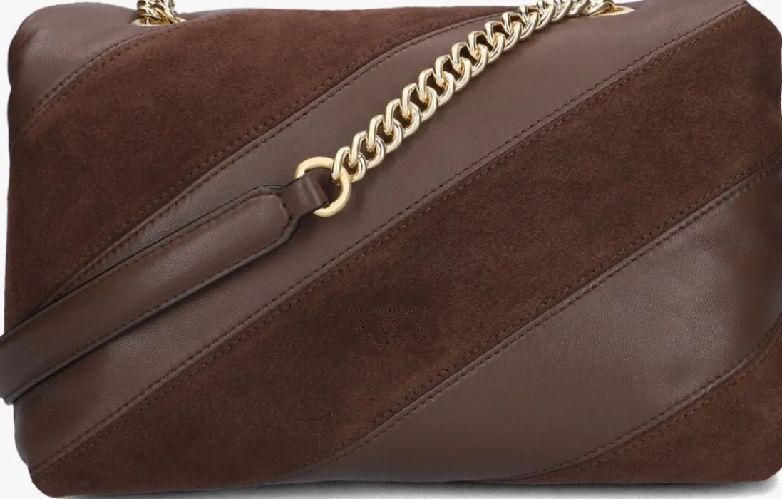 PINKO e schoudertas love puff classic bruin Clearance