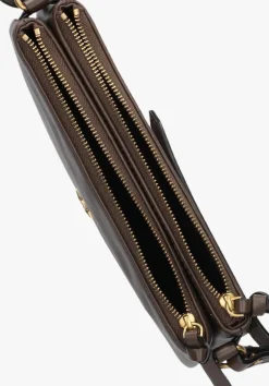 PINKO e schoudertas double mini bruin New