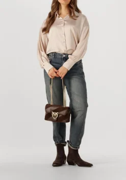 PINKO e schoudertas love puff mini bruin Discount