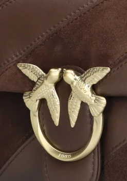 PINKO e schoudertas love puff mini bruin Discount