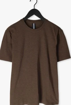 PROFUOMO e t-shirt t-shirt crew neck ss bruin New