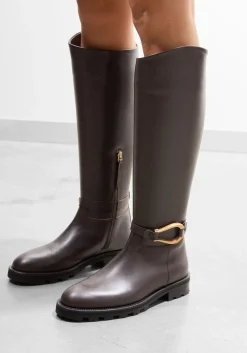 ROBERTO FESTA e hoge laarzen nia bruin Sale