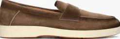 SANTONI e instappers revolve bruin Clearance